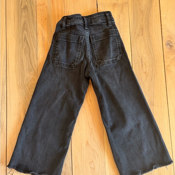 Zara  Girls Jeans. Black.  Wide-Leg Jeans. - Picture 5 of 6